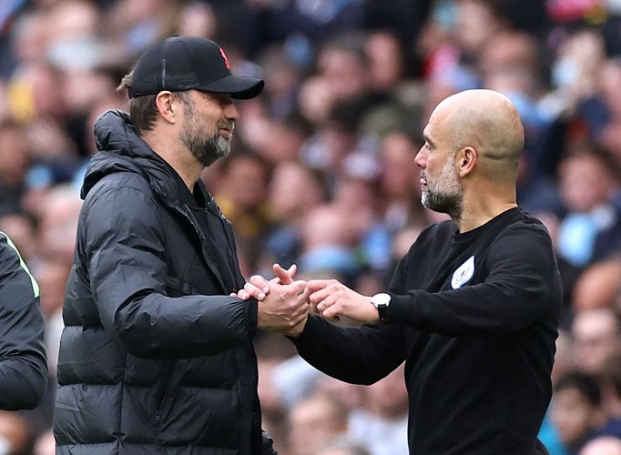 Jürgen Klopp a Pep Guardiola