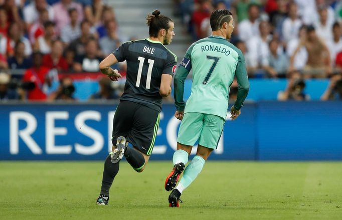 Euro 2016, Portugalsko-Wales: Cristiano Ronaldo - Gareth Bale