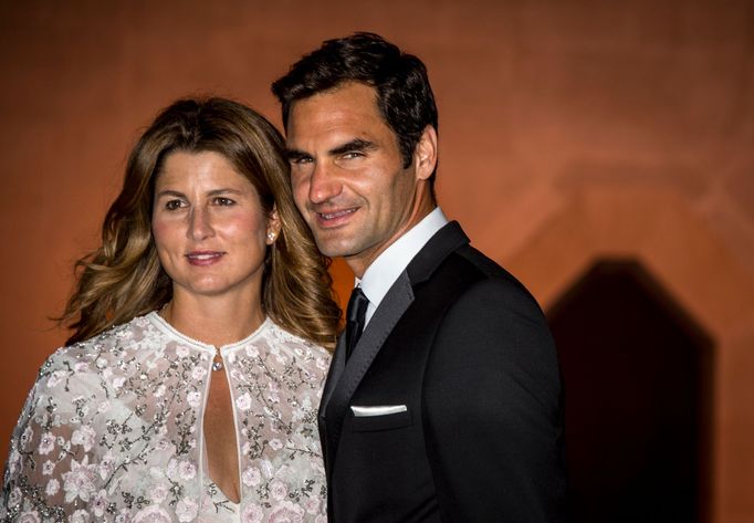 Roger Federer a Mirka