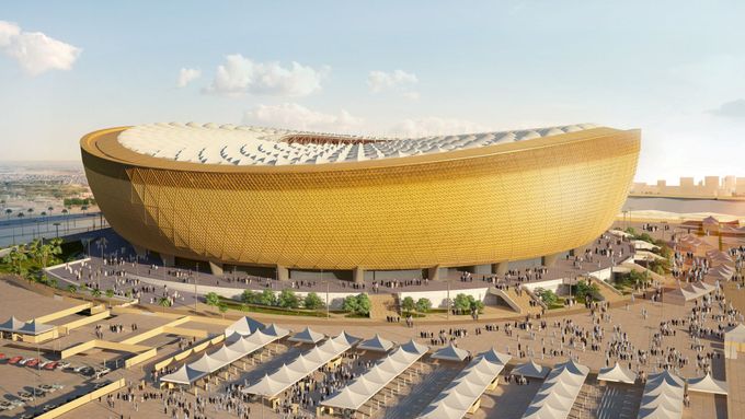 Na Lusail Stadium bude za dva roky korunován nový mistr světa. Stadion ovšem ještě na dokončení a slavnostní otevření čeká