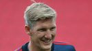 Trénink Bayernu před superpohárem v Praze (Schweinsteiger)