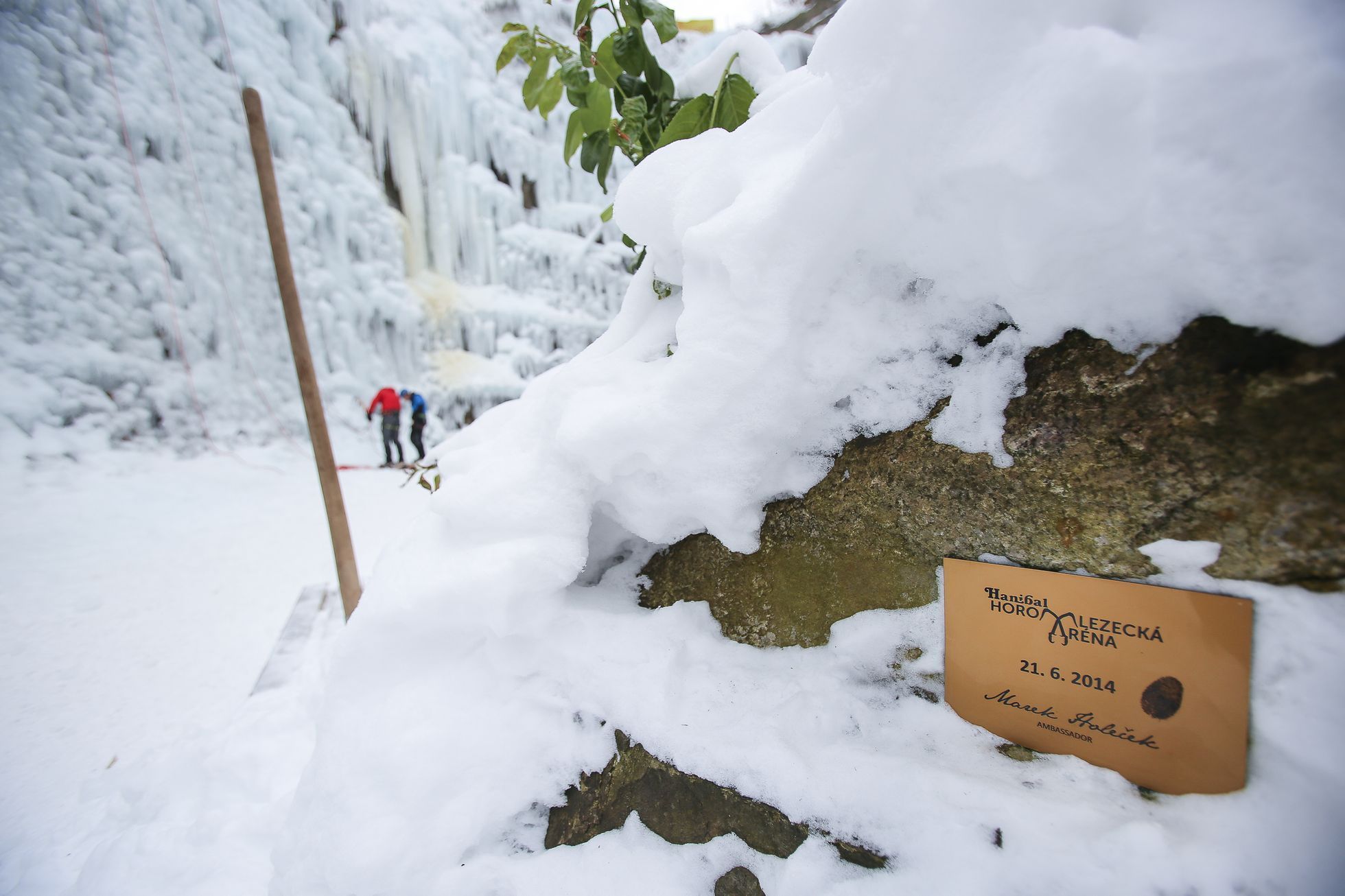 Umělá ledová stěna v Liberci