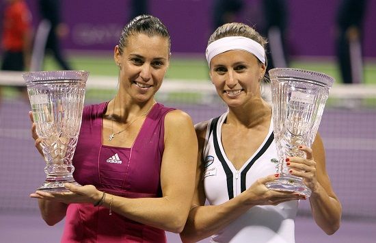 Turnaj mistryň: Gisele Dulková a Flavia Pennettaová