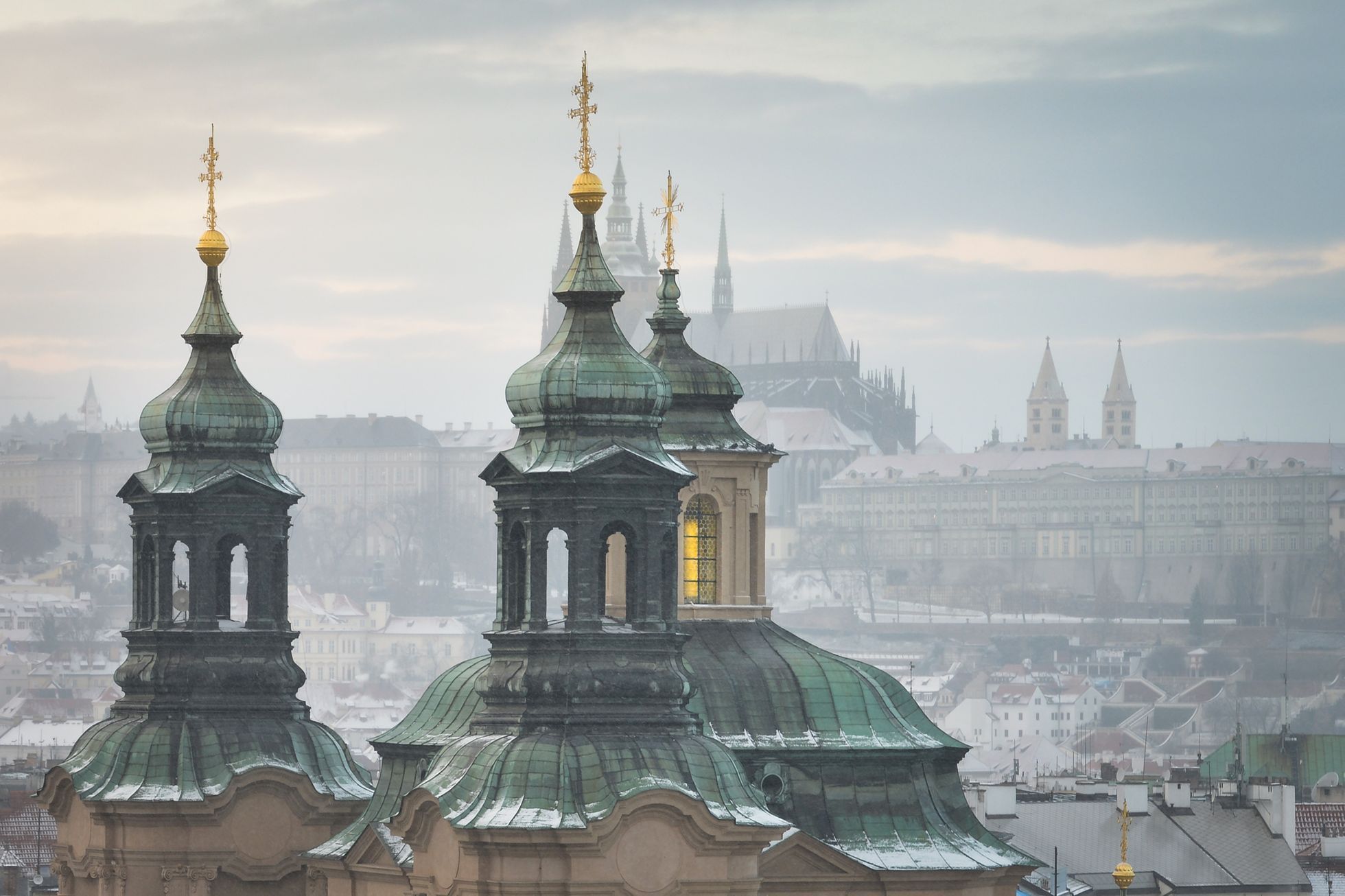 Richard Horák: Zasněžená Praha