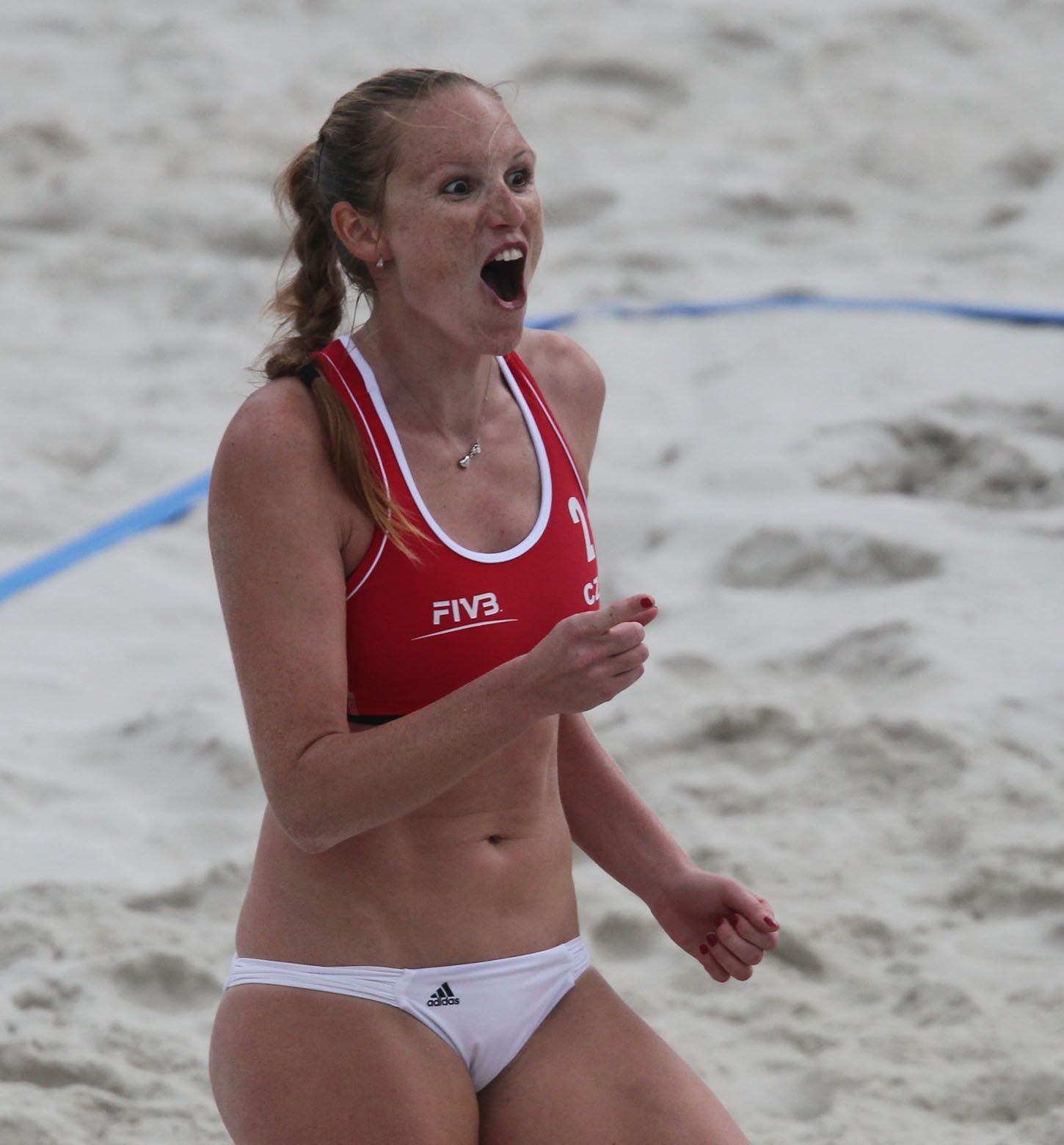 Beach volejbal v Praze 2014 (Kolocová a Sluková)