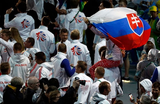 OH 2016 - závěrečný ceremoniál: Slovensko