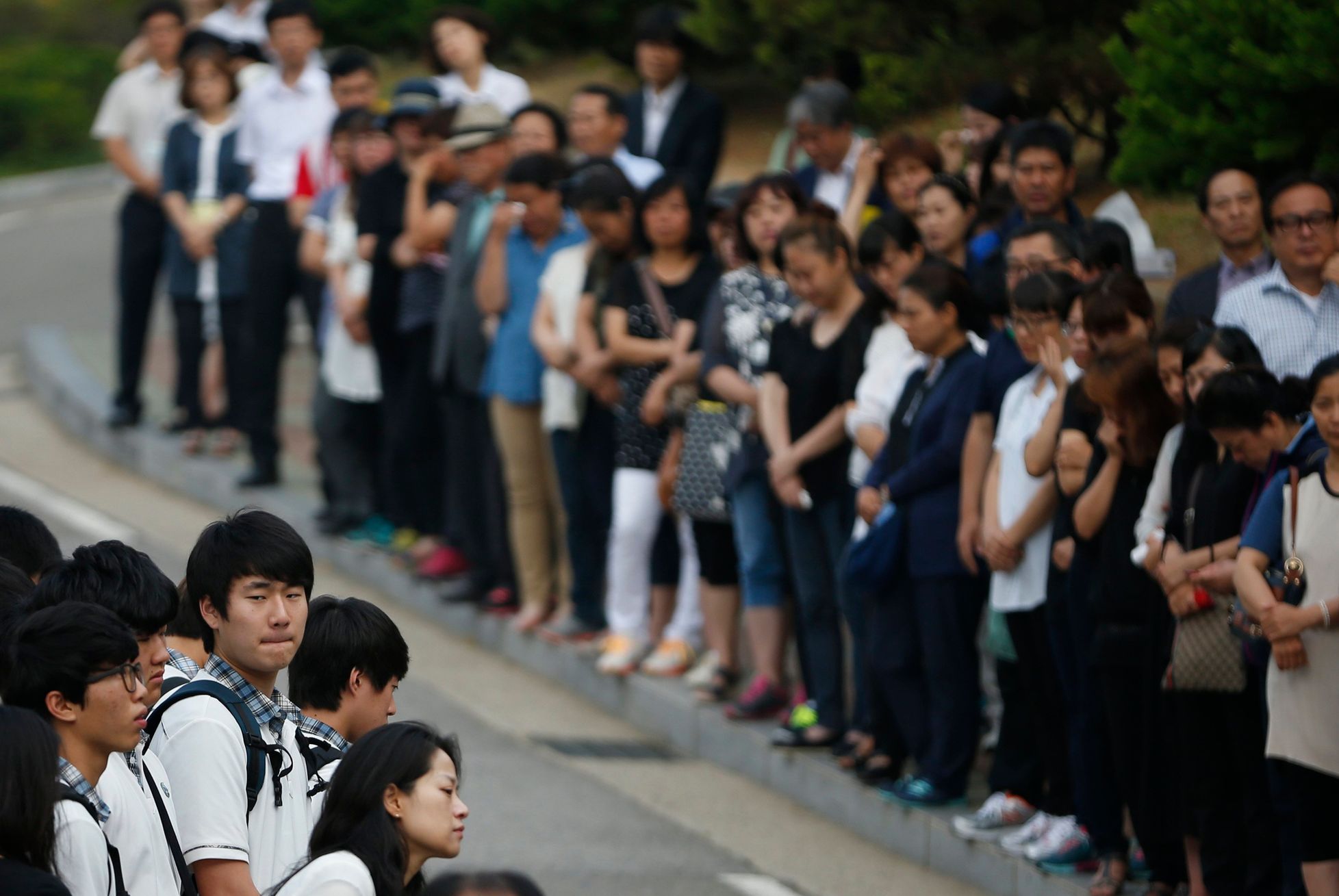 Děti z potopeného jihokorejského trajektu Sewol se vracejí do školy
