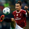 Zlatan Ibrahimovič, hráč AC Milán.
