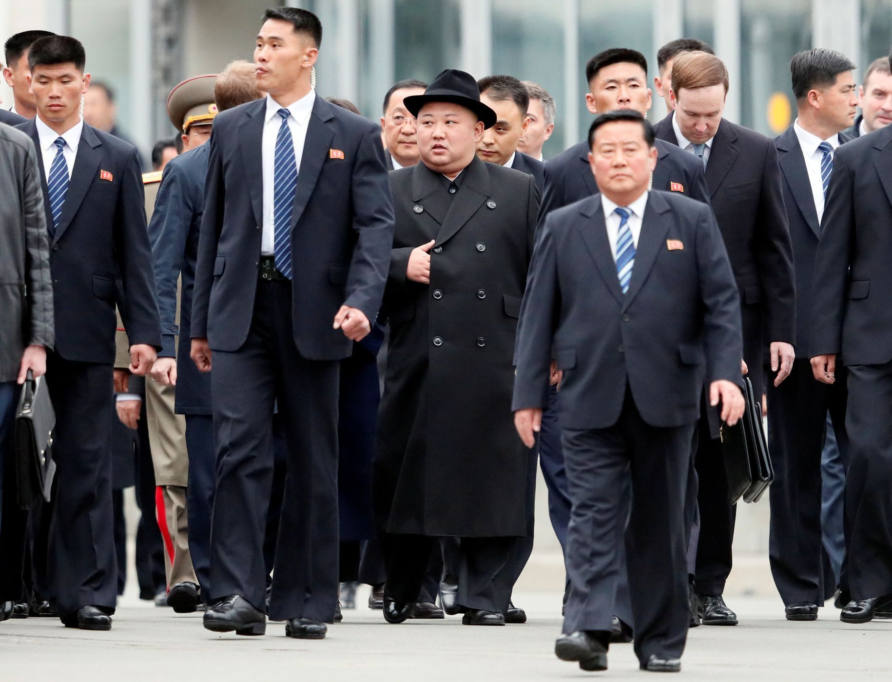 Kim Čong-un v Rusku