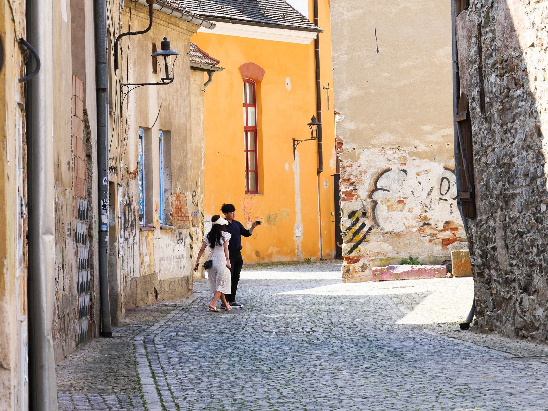 Český Krumlov a rodiny z Unes-co