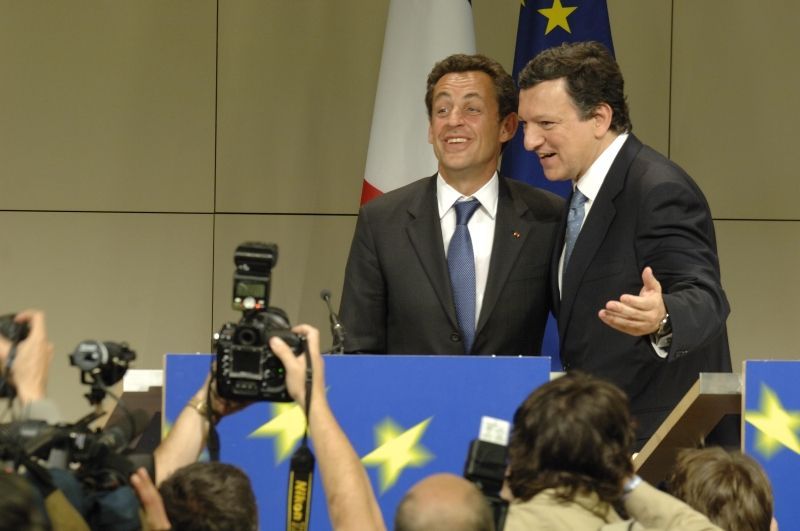 Sarkozy a Barroso