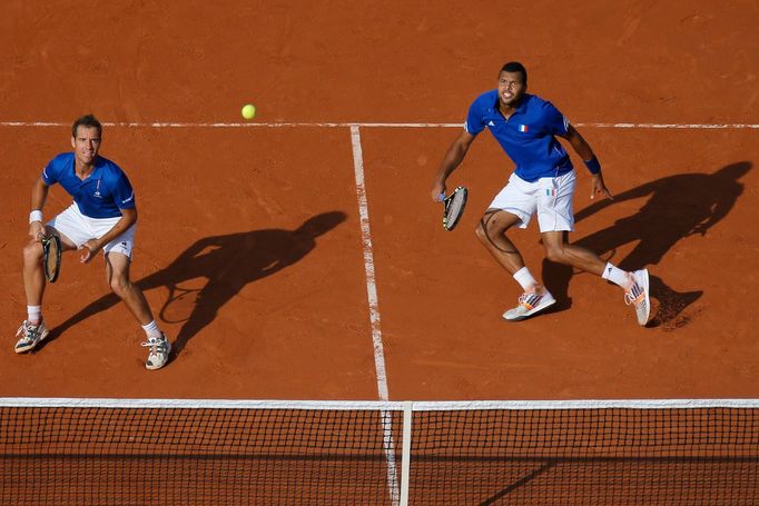 DC, Francie-ČR: Jo-Wilfried Tsonga (vpravo) a Richard Gasquet