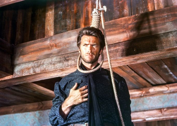 Clint Eastwood ve filmu Hodný, zlý a ošklivý z roku 1966.