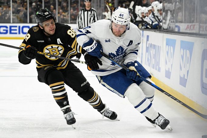 David Pastrňák, Morgan Rielly (Boston - Toronto)