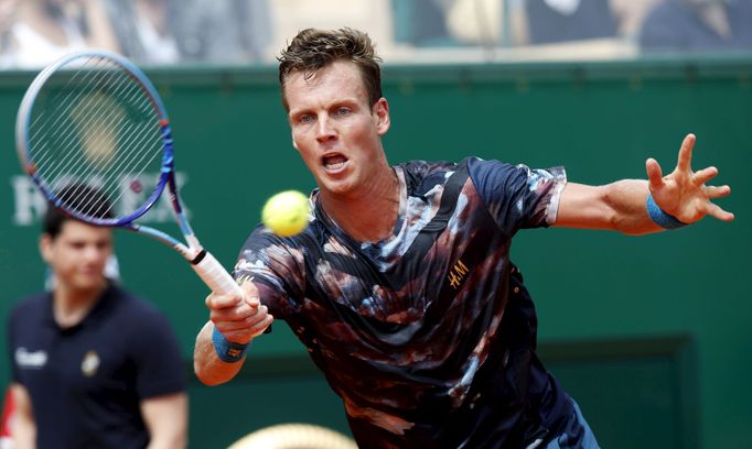 Tomáš Berdych na turnaji v Monte Carlu