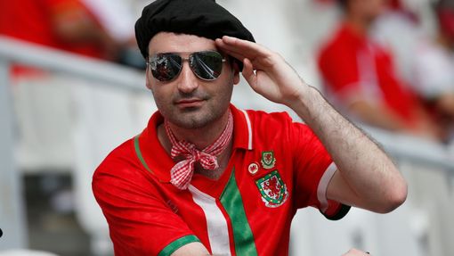 Euro 2016, Slovensko-Wales: fanoušek Walesu
