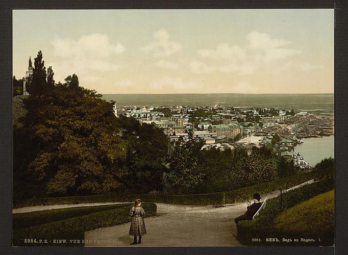 Ukrajina na historických barevných fotografiích z let 1890 - 1900. Fotochromové tisky, Library of Congress