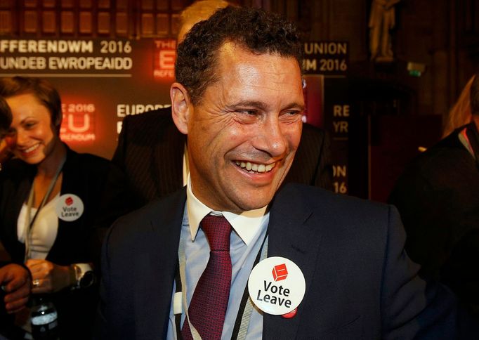 Europoslanec UKIP Steven Woolfe na snímku z června 2016.