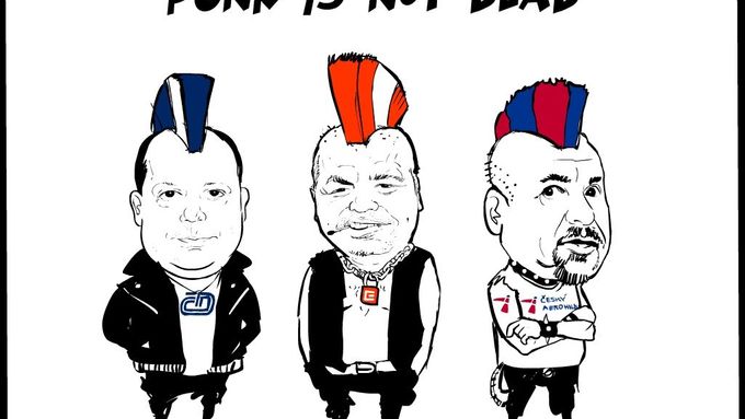 Caricature of "rebel" deputies from the ruling Civic Democratic Party (ODS)