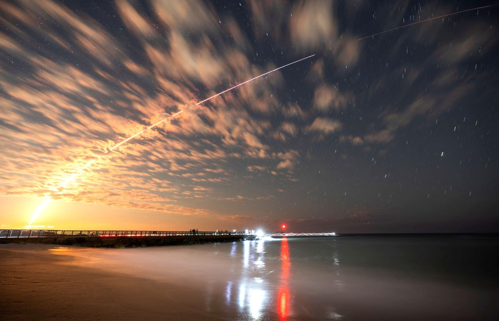 Foto týdne, The SpaceX Falcon 9 , Florida, Canaveral.