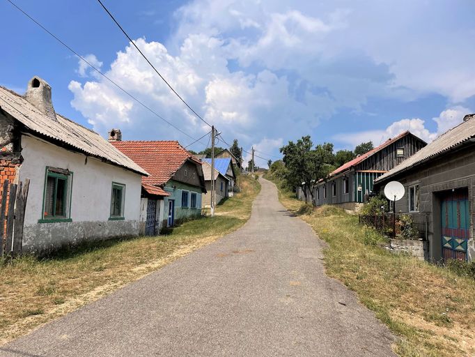 Život v českých vesnicích v rumunském Banátu.