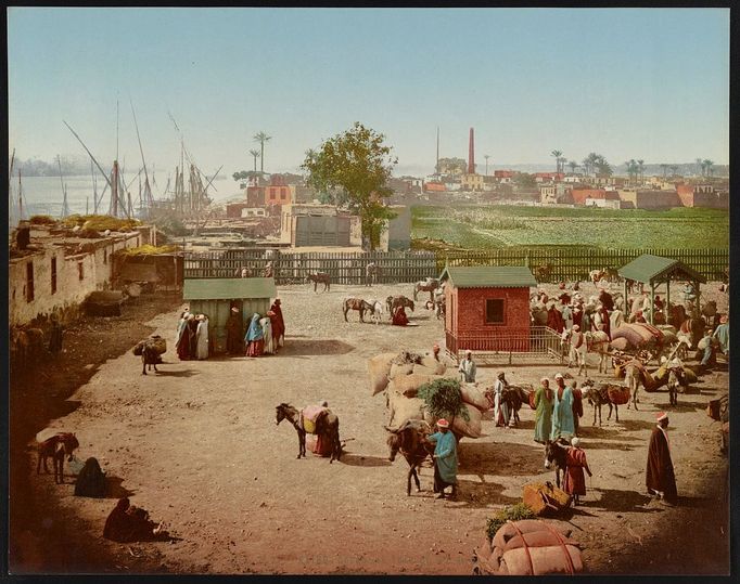 Egypt 1898 - 1905 na fotkách. Z kolekce fotochromových tisků Library of Congress