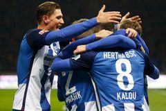 Darida pomohl Hertě otočit zápas, Hoffenheim nadále drží neporazitelnost