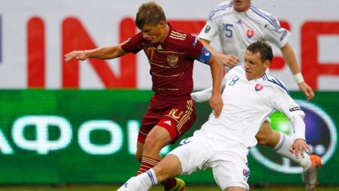 Podaří se ruským fotbalistům v Bratislavě oplatit Slovákům porážku z domácího zápasu?