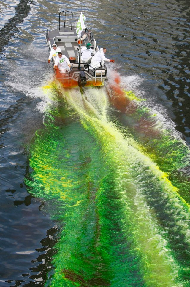 Oslavy svatého Patrika, St. Patrick´s Day, Chicago