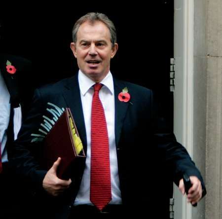 Britský premiér Tony Blair