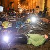 Cykloprotest proti omezení jízdě na kole na Praze 1, pořádal Auto*Mat