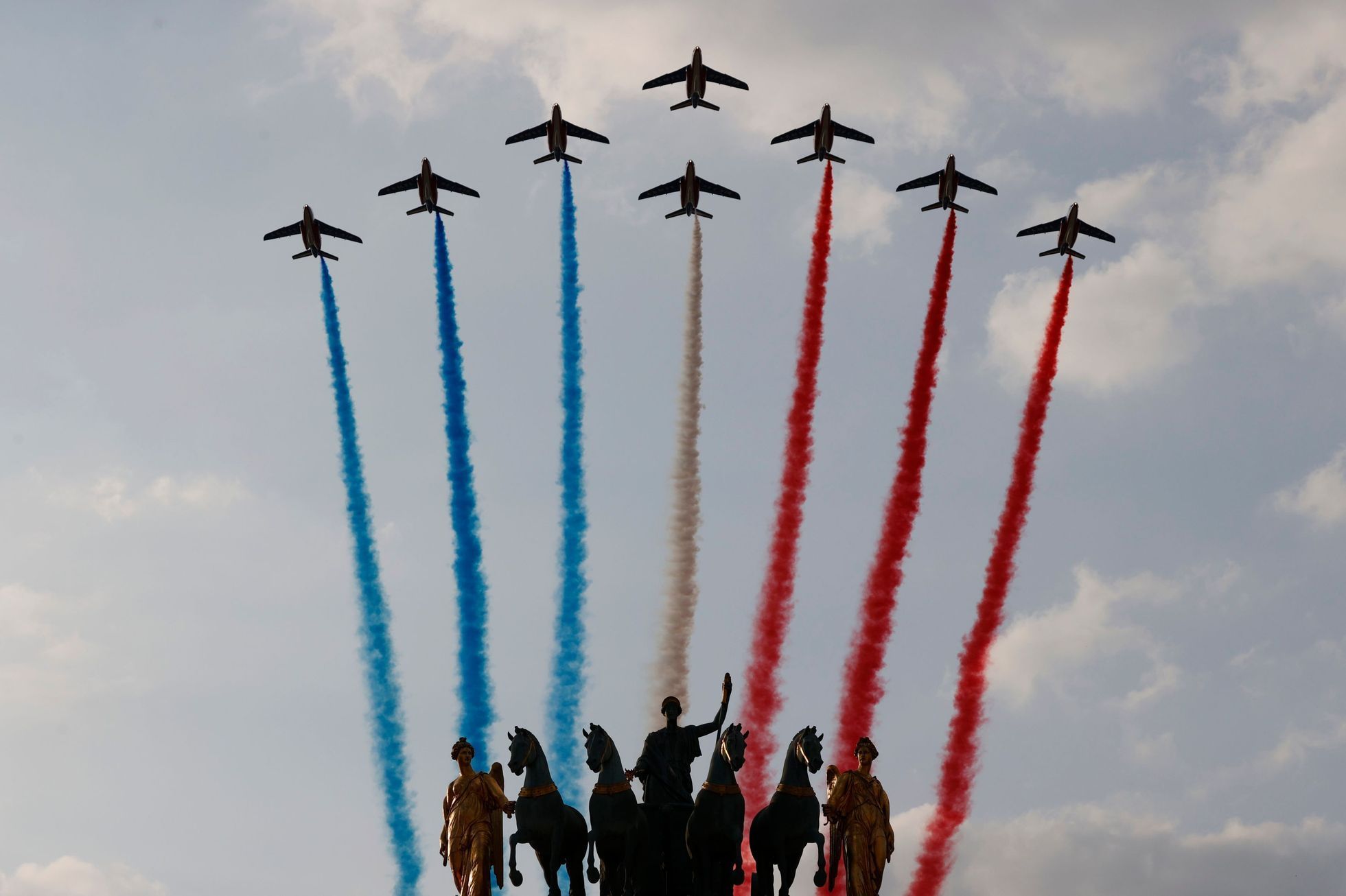 Tour de France 2020: letadla francouzské armády