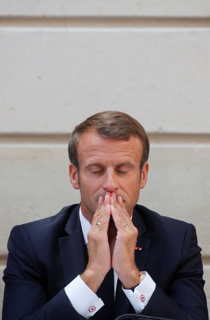 Francouzský prezident Emmanuel Macron.