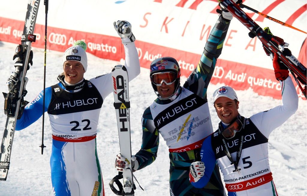 Superkombinace na MS: Innerhofer, Svindal a Fill