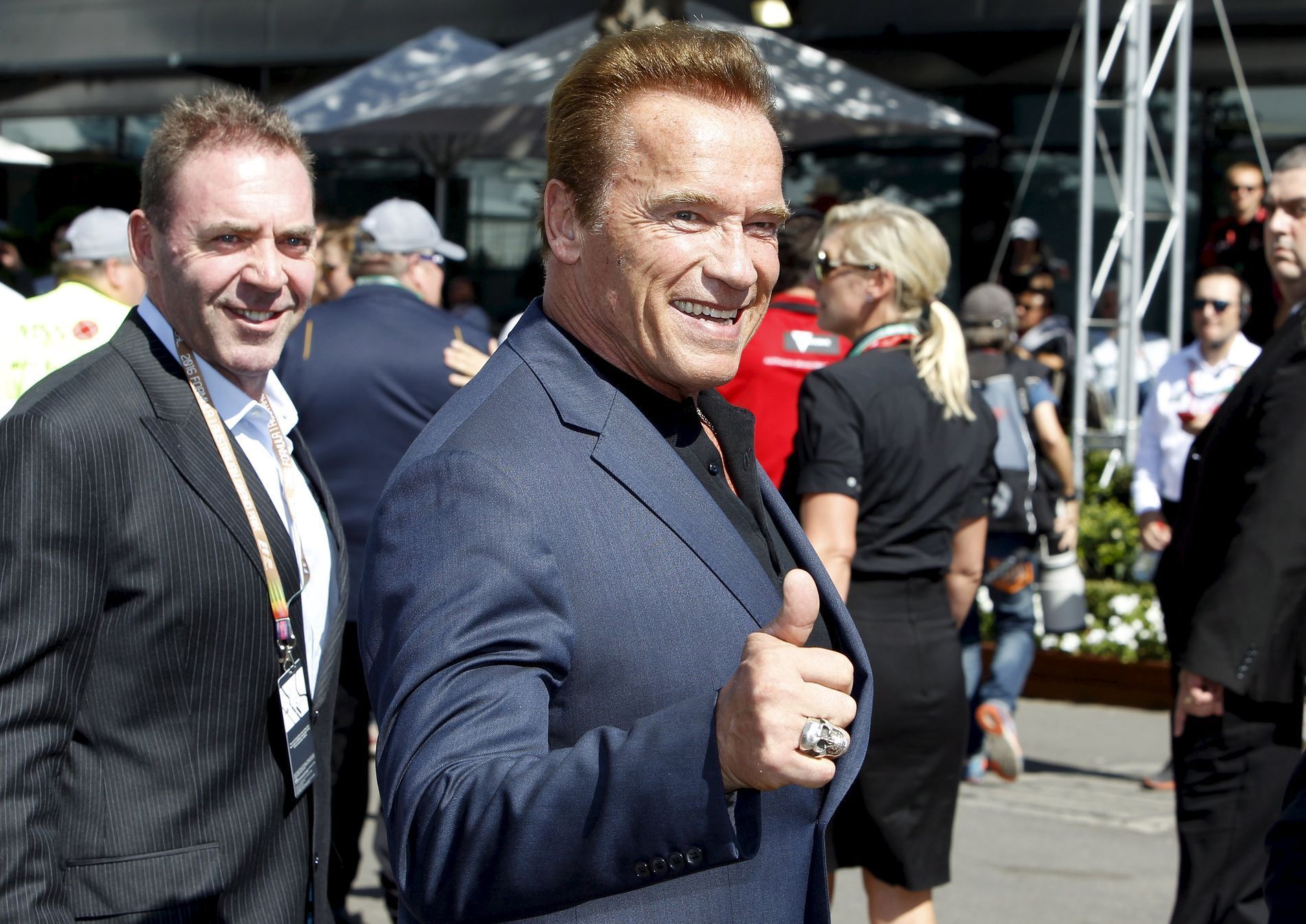 F1, VC Austrálie 2016: Arnold Schwarzenegger
