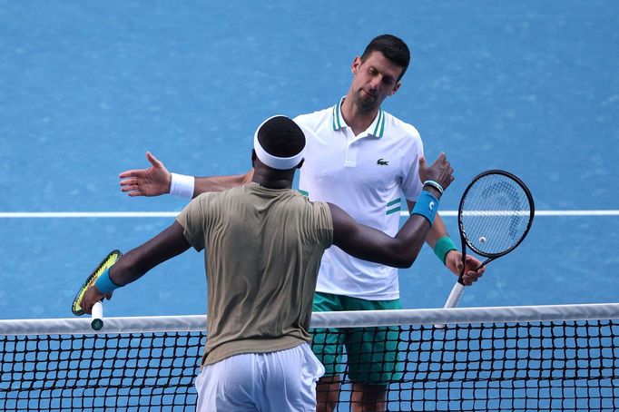 Australian Open 2021, 3. den (Frances Tiafoe a Novak Djokovič)