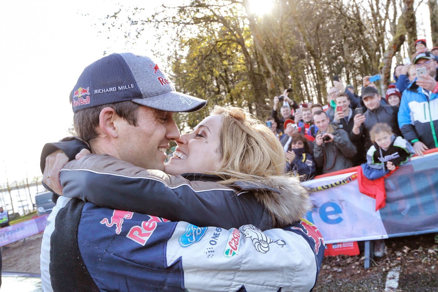 Britská rallye 2017: Sébastien Ogier a manželka Andrea Kaiserová