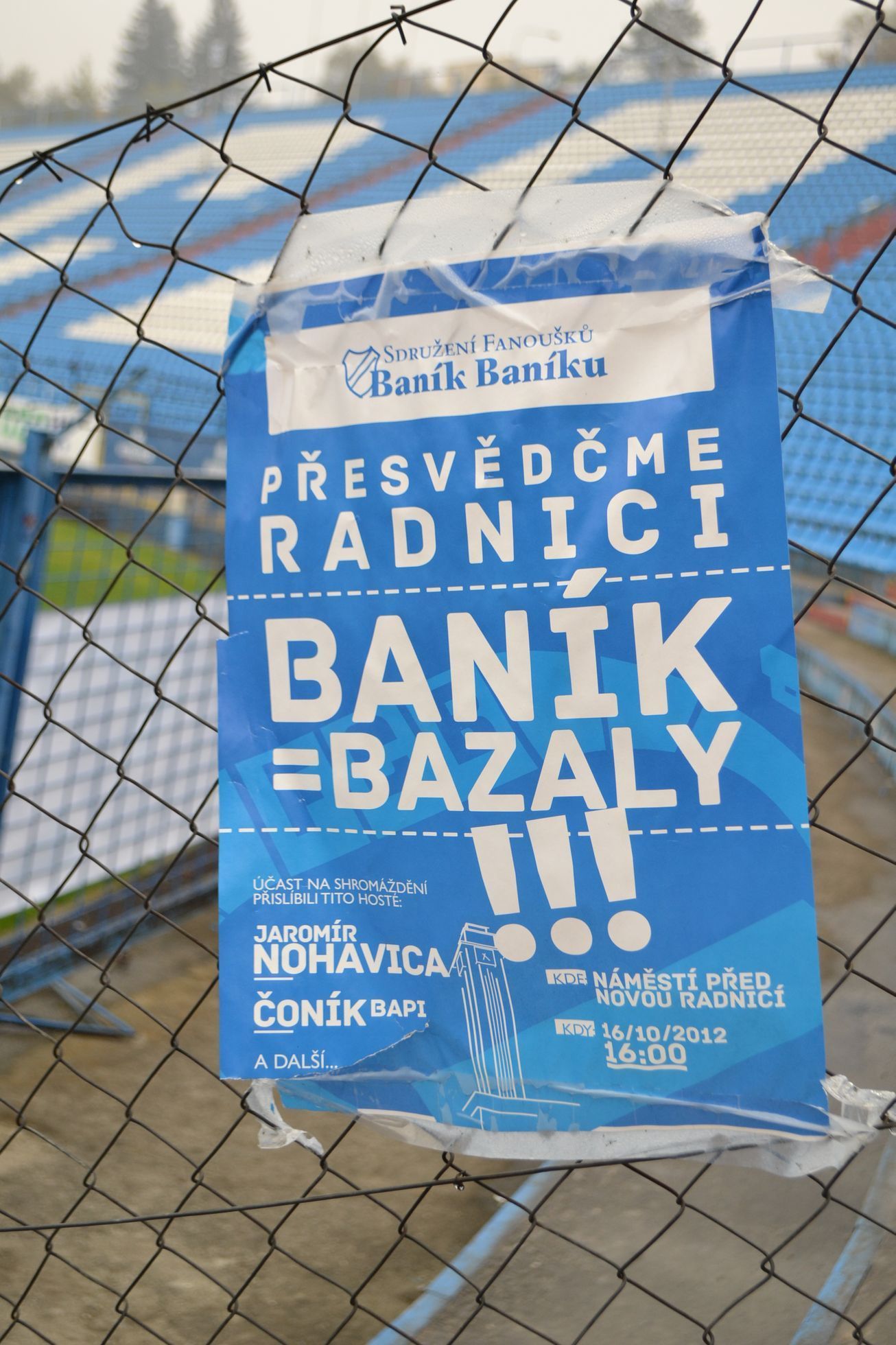 Ostravský stadion Na Bazalech.