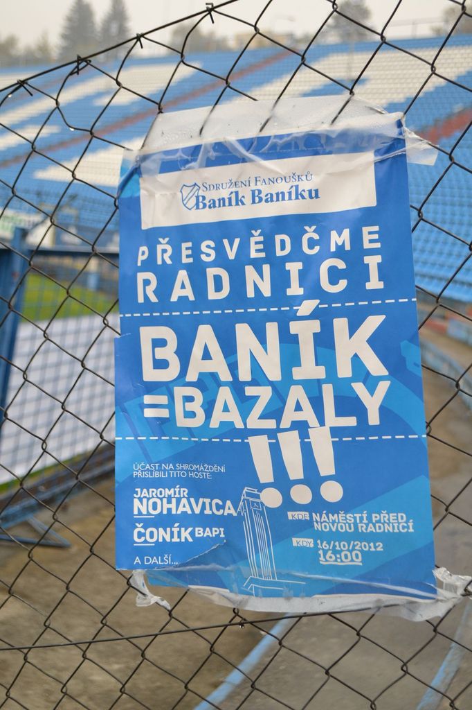 Ostravský stadion Na Bazalech.