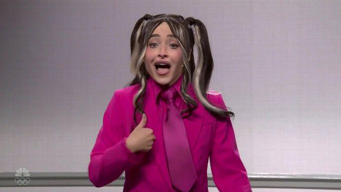 Americká popová zpěvačka Sabrina Carpenterová  v Los Angeles v říjnu 2025.