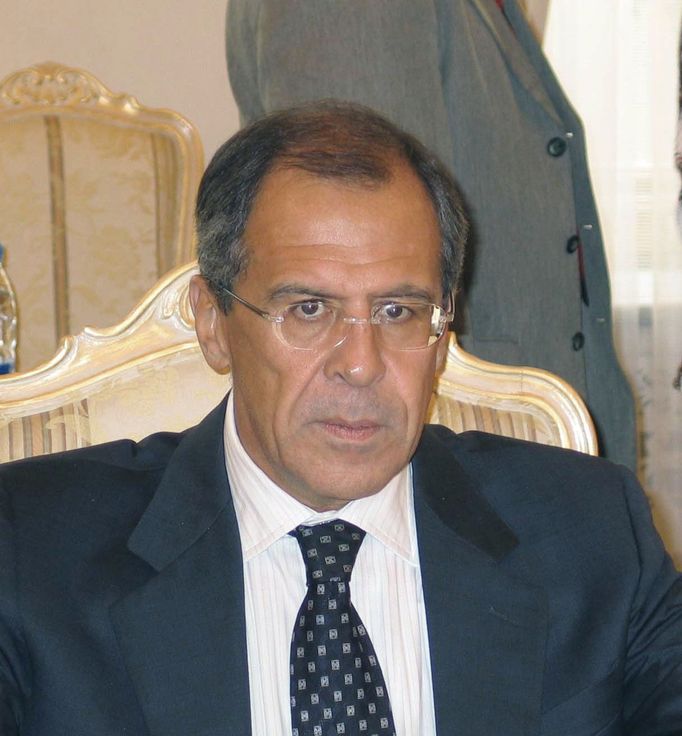 Sergej Lavrov na snímku z roku 2004, kdy se stal ruským ministrem zahraničí.