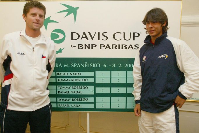 Jiří Novák, Rafael Nadal, Davis Cup 2004