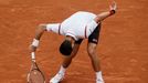 Novak Djokovič v 2. kole French Open.