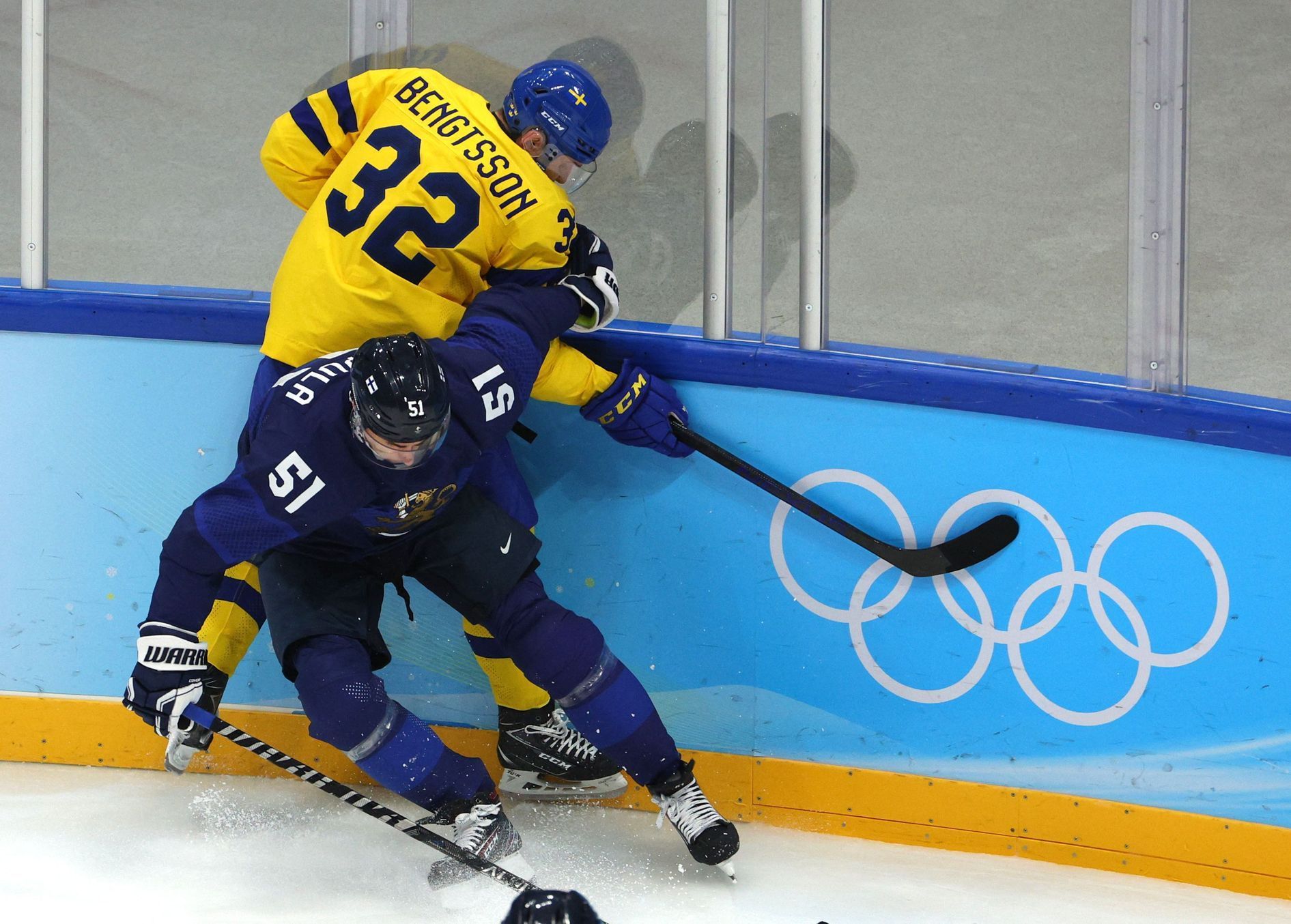 Hokej - ZOH 2022 - Finsko - Švédsko