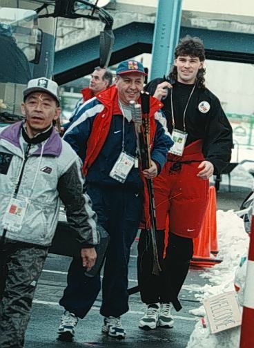 Nagano 1998: masér Václav Šašek a Jaromír Jágr