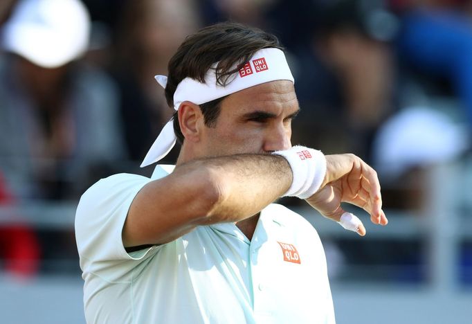 Roger Federer na turnaji v Římě 2019