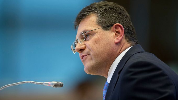 Kandidát na slovenského prezidenta a místopředseda Evropské komise Maroš Šefčovič.