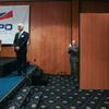 Volební sjezd SPO Zemanovci - Miloš Zeman, Martin Nejedlý, Vratislav Mynář - 28.3.2018