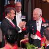 Macron, Charles II. večeře, Windsor, Velká Británie, návštěva