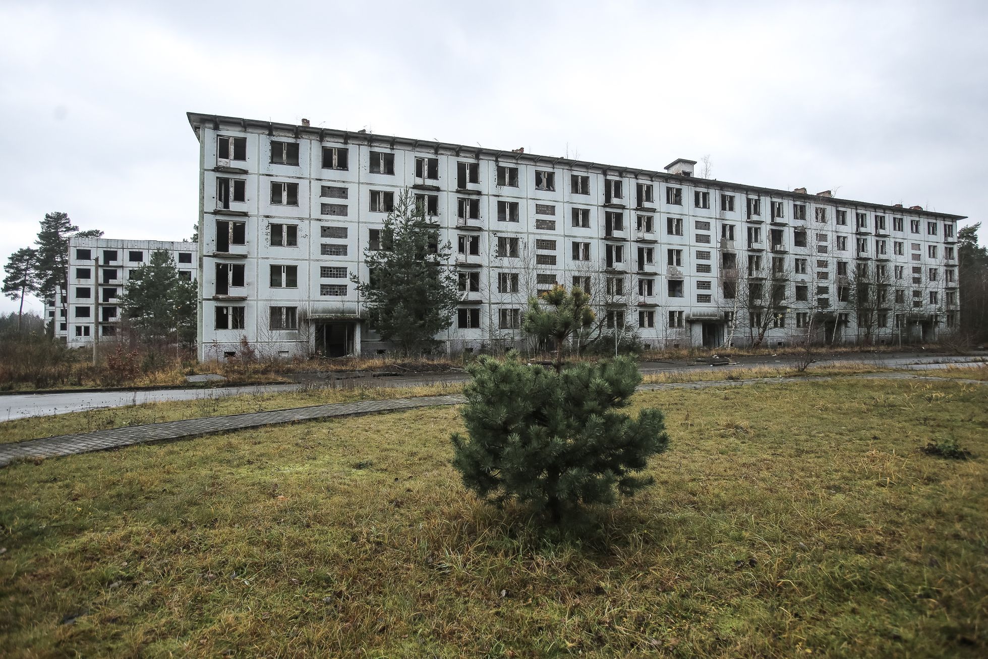 Demolice bývalého generálního štábu Sovětské armády v Ralsku